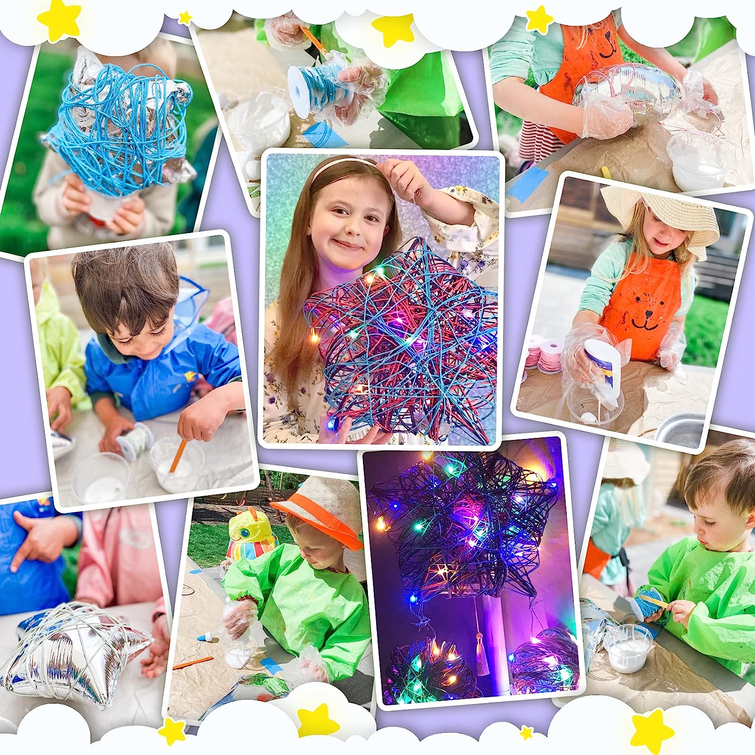  3D String Craft Kit for Kids, DIY Owl Craft Toys with  Multi-Colored LED Light, Arts and Crafts for Girls Ages 8-12 Year Old, Arts  & Craft Kits Toys for 8, 9